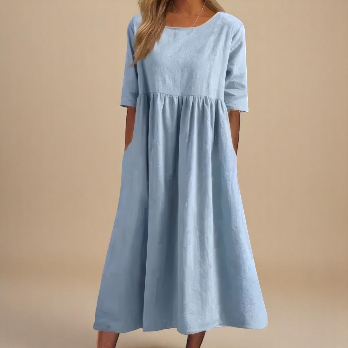 Minea - Vestido de algodón aireado