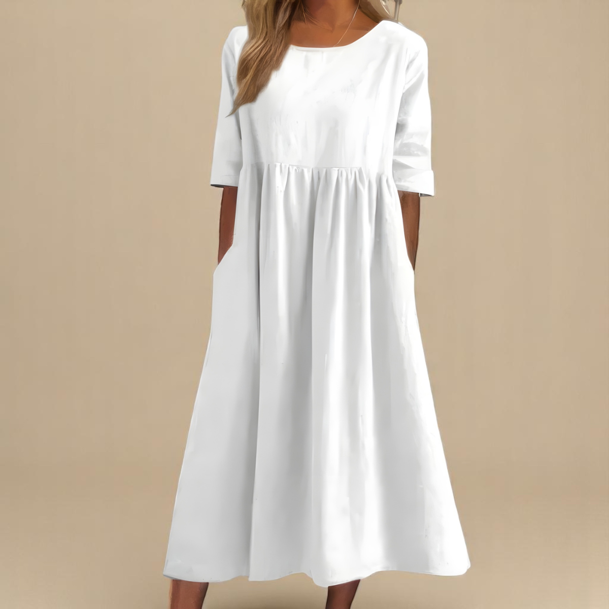 Minea - Vestido de algodón aireado
