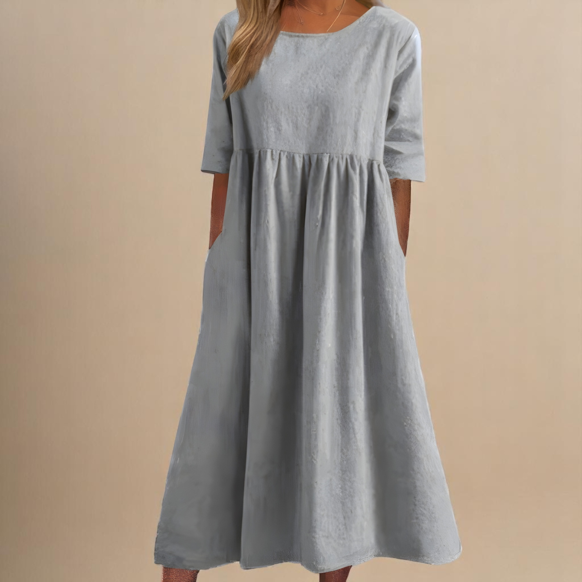 Minea - Vestido de algodón aireado
