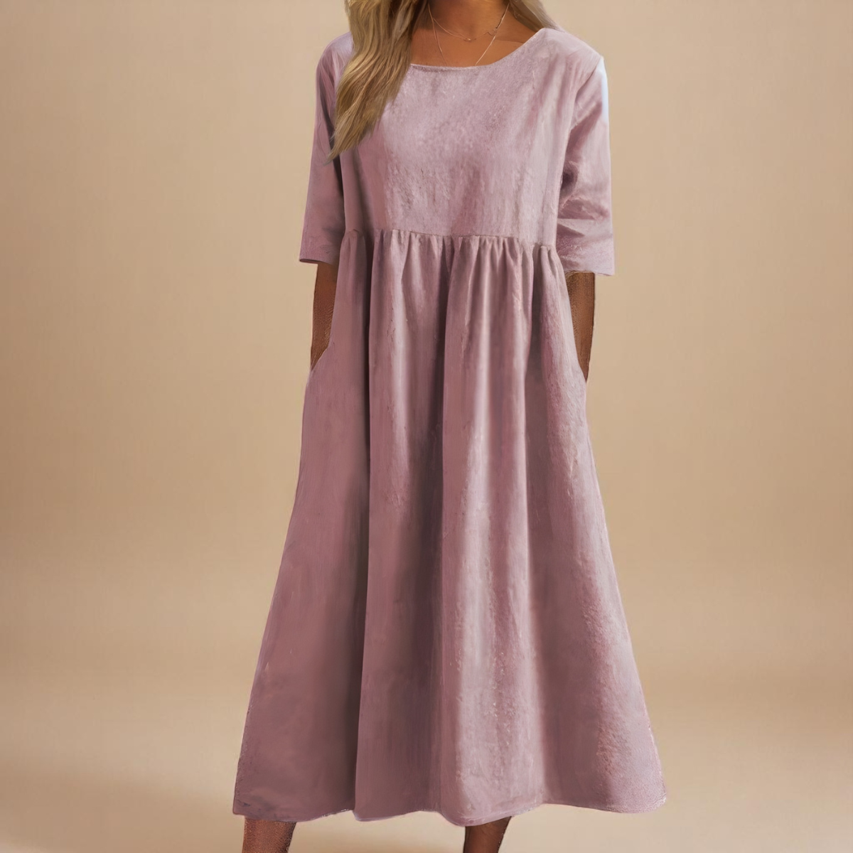 Minea - Vestido de algodón aireado