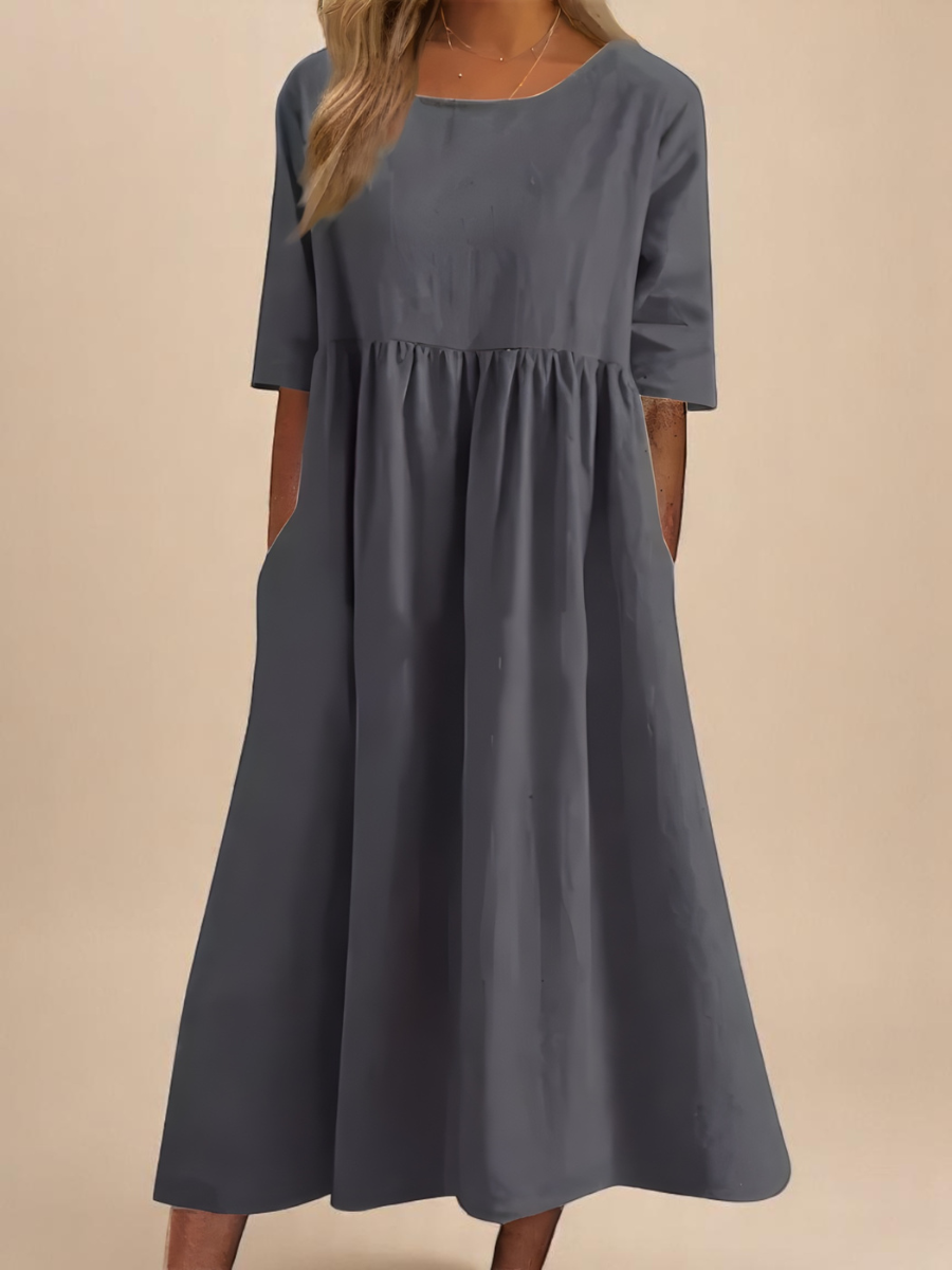 Minea - Vestido de algodón aireado