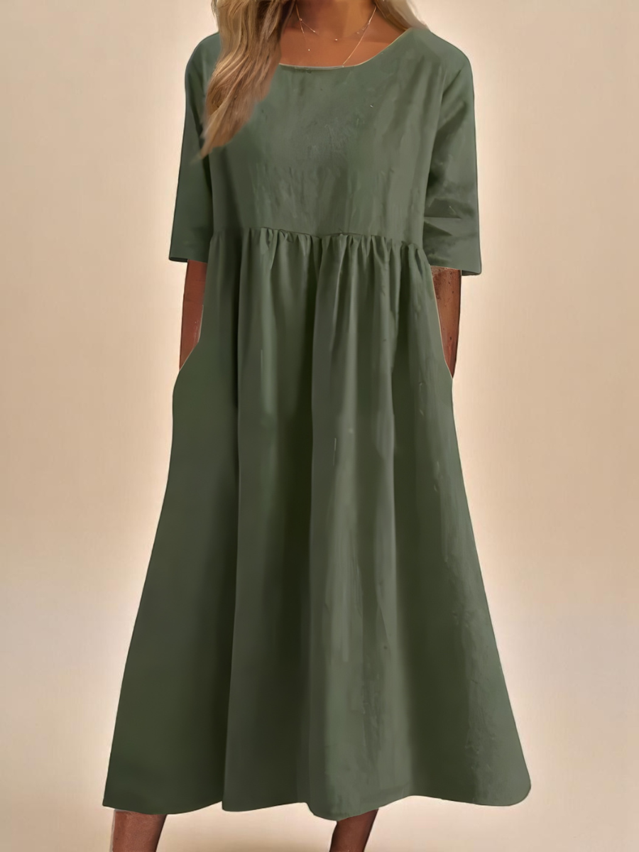 Minea - Vestido de algodón aireado