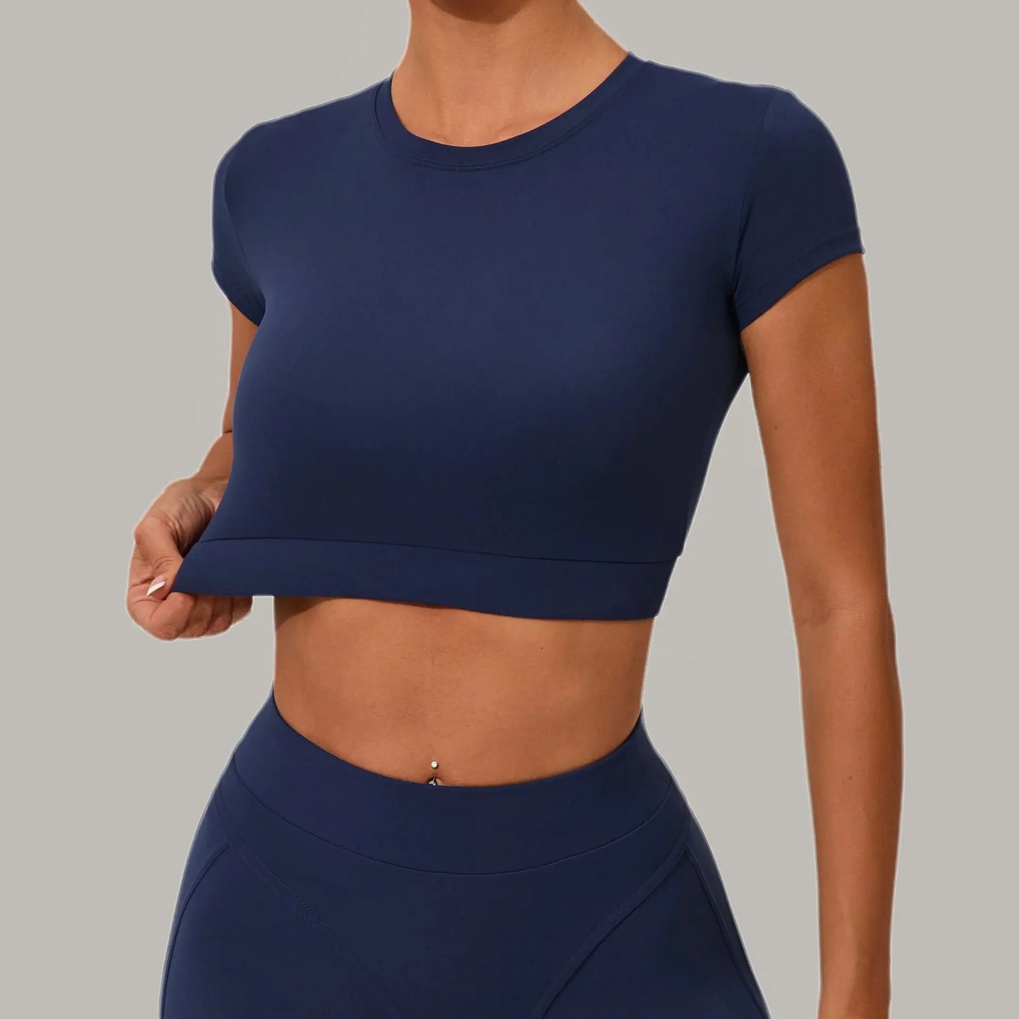 Camiseta Deportiva Mujer Manga Corta – Secado Rápido para Yoga, Pilates y Running | Camila Collection