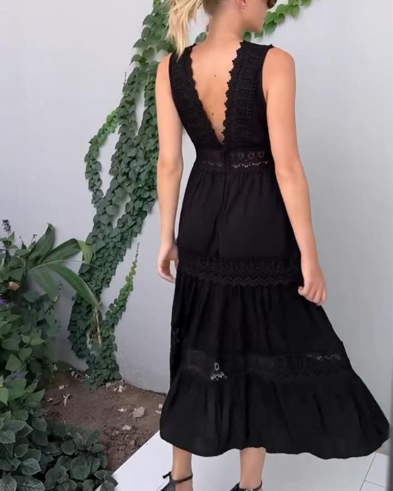 Aurelie™ | Vestido Elegante de Encaje con Escote en V