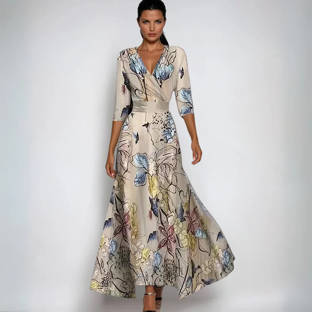 Isabela - Vestido floral elegante — Siéntete segura