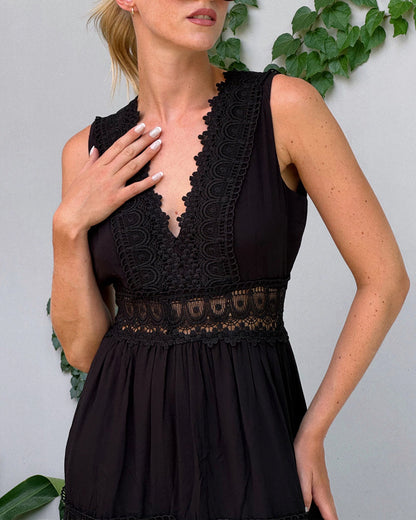 Aurelie™ | Vestido Elegante de Encaje con Escote en V