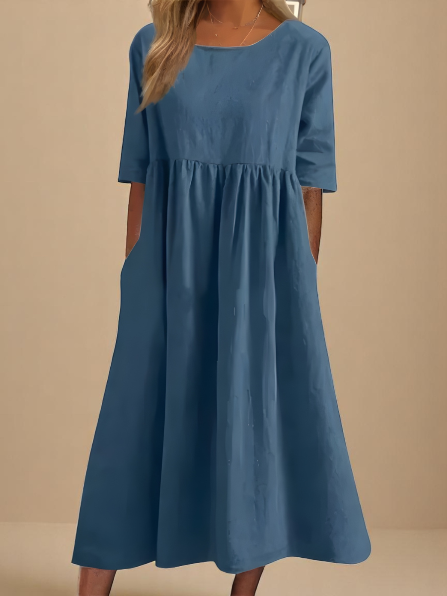 Minea - Vestido de algodón aireado