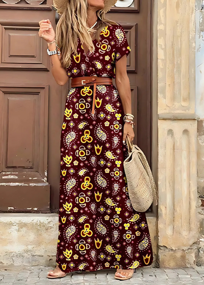 Lucía - Vestido Maxi Bohemio Elegante