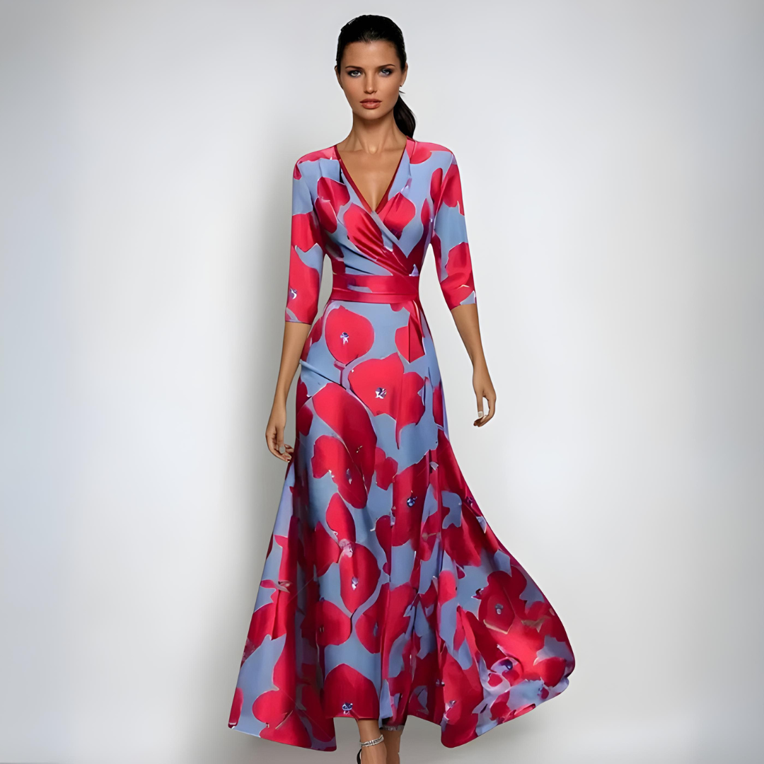 Isabela - Vestido floral elegante — Siéntete segura