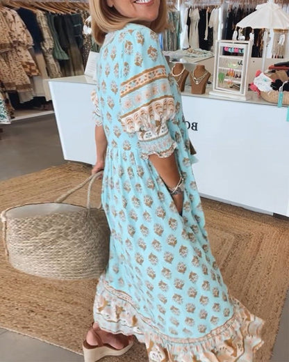 CAMILA – Vestido casual estampado
