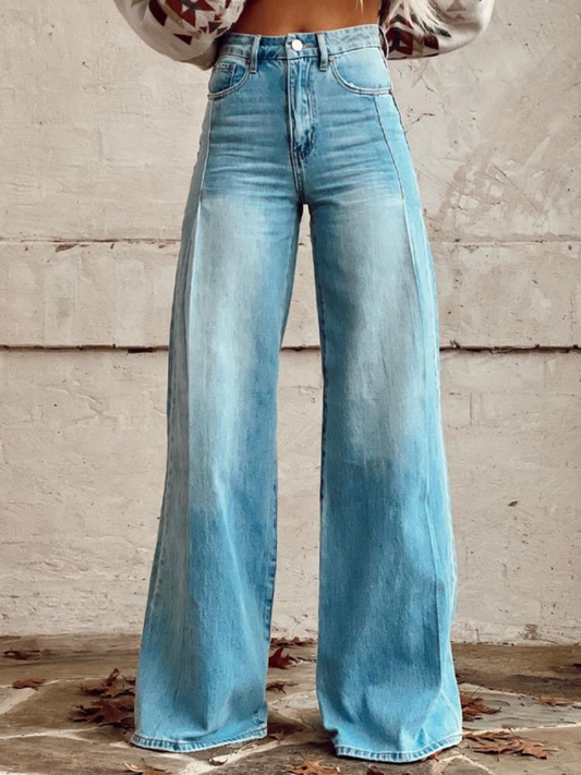 Pantalones Pierna-Ancha Elegantes