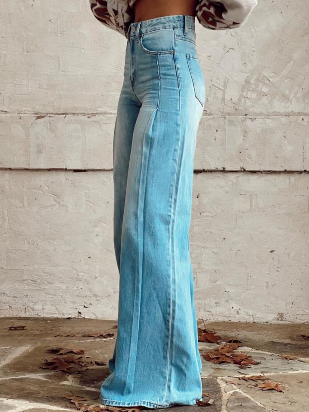 Pantalones Pierna-Ancha Elegantes
