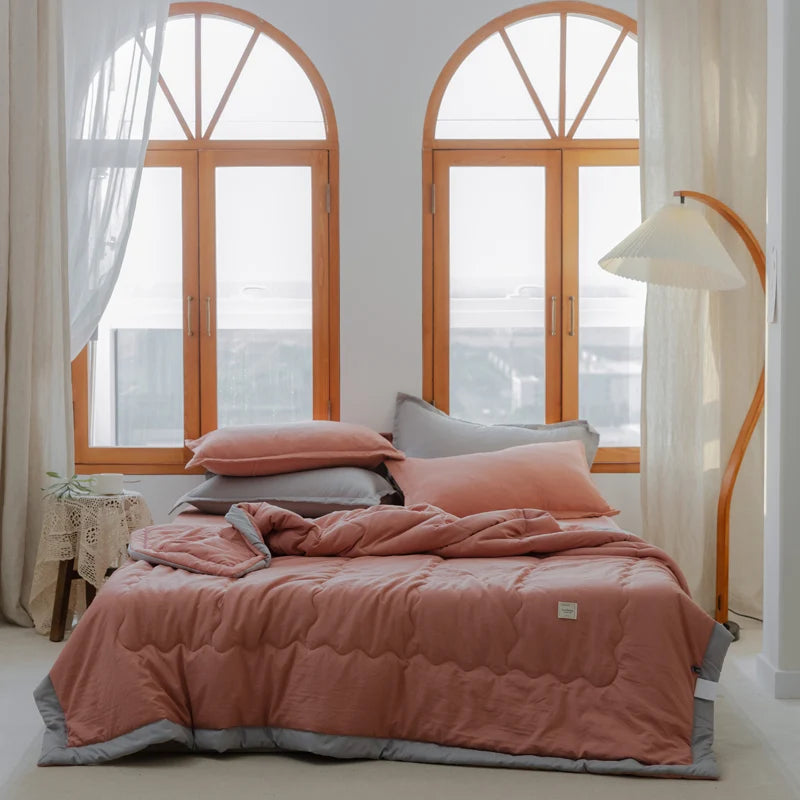 Edredón de Verano Ligero – 2025 Quilted, Transpirable y Lavable