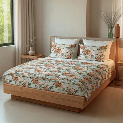 MJR Edredones - Happy Flower: Confort y Estilo en tu Dormitorio
