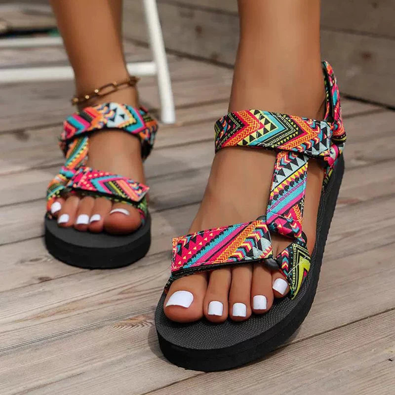 Sandalias de Verano Mujer Playa – Cuerda de Cáñamo y Confort Todo el Día