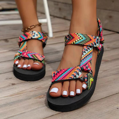 Sandalias de Verano Mujer Playa – Cuerda de Cáñamo y Confort Todo el Día