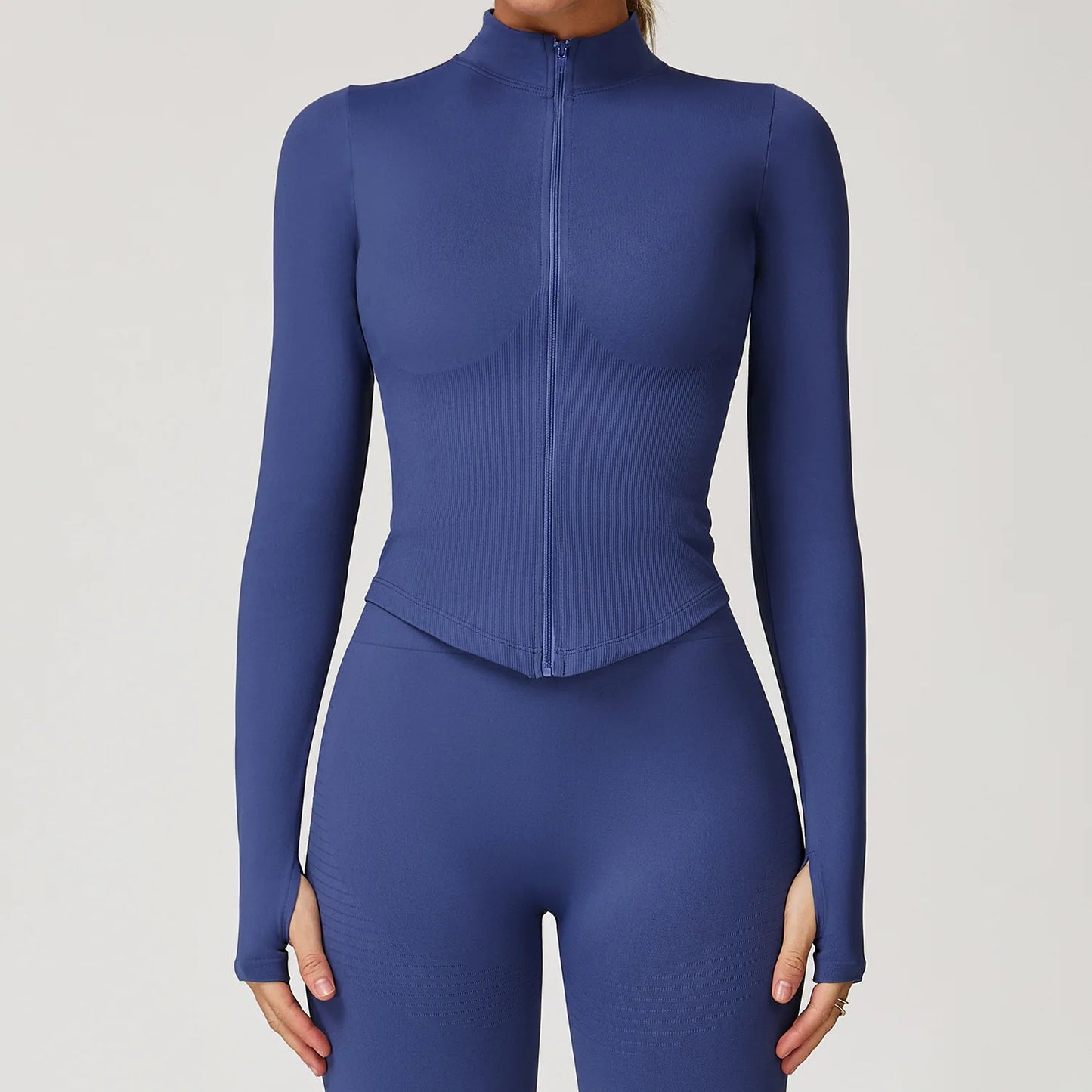 Deportivo Mujer Manga Larga – Cuello Alto y Tejido Acanalado | Isabella Collection