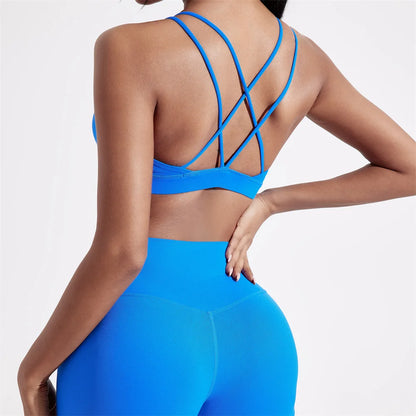 Conjunto Deportivo Mujer 2 Piezas – Top Shockproof y Leggings Cintura Alta | Valentina Collection