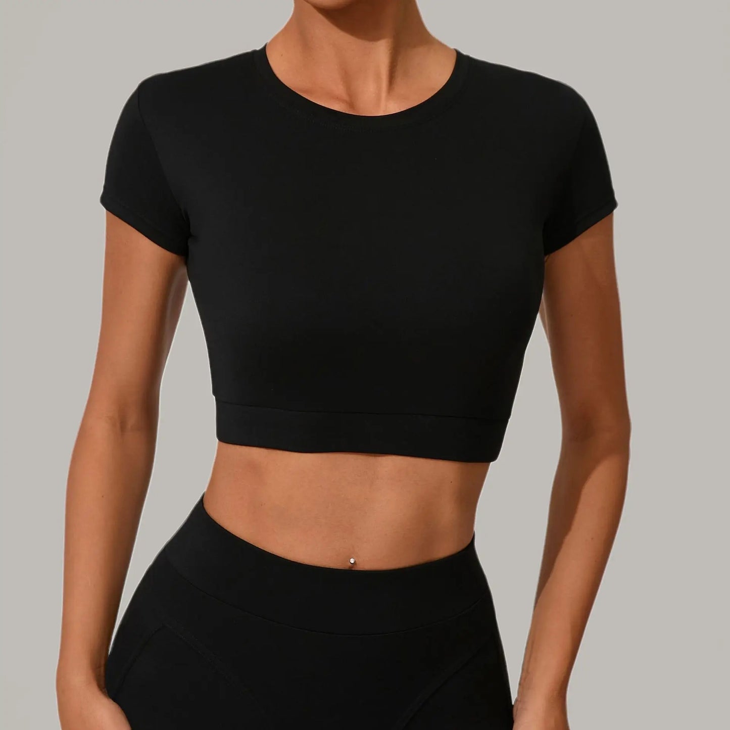 Camiseta Deportiva Mujer Manga Corta – Secado Rápido para Yoga, Pilates y Running | Camila Collection