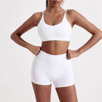 Conjunto Deportivo Mujer 2 Piezas – Top Shockproof y Leggings Cintura Alta | Valentina Collection