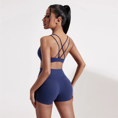 Conjunto Deportivo Mujer 2 Piezas – Top Shockproof y Leggings Cintura Alta | Valentina Collection