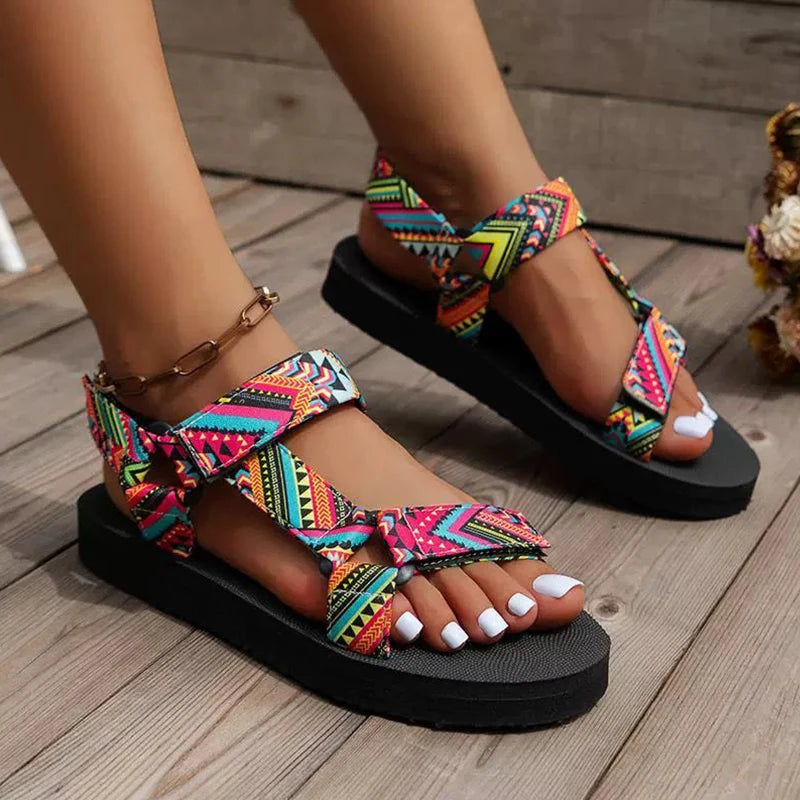 Sandalias de Verano Mujer Playa – Cuerda de Cáñamo y Confort Todo el Día