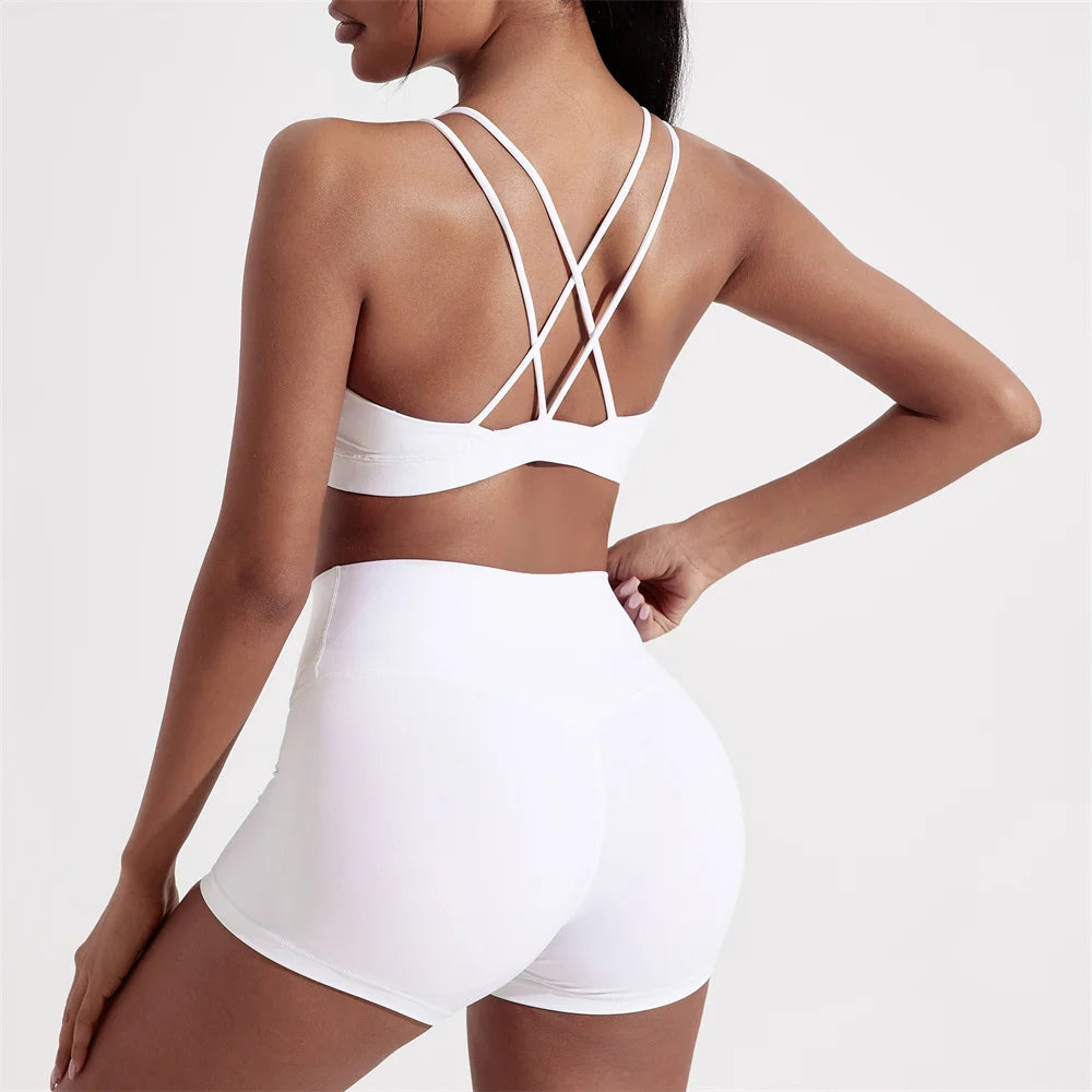 Conjunto Deportivo Mujer 2 Piezas – Top Shockproof y Leggings Cintura Alta | Valentina Collection