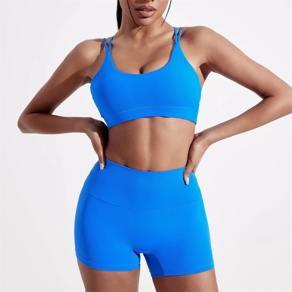 Conjunto Deportivo Mujer 2 Piezas – Top Shockproof y Leggings Cintura Alta | Valentina Collection