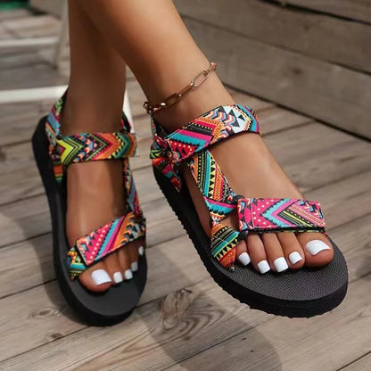 Sandalias de Verano Mujer Playa – Cuerda de Cáñamo y Confort Todo el Día