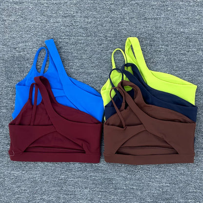 Top Deportivo Shockproof con Tirante Oblicuo – Sofía Collection