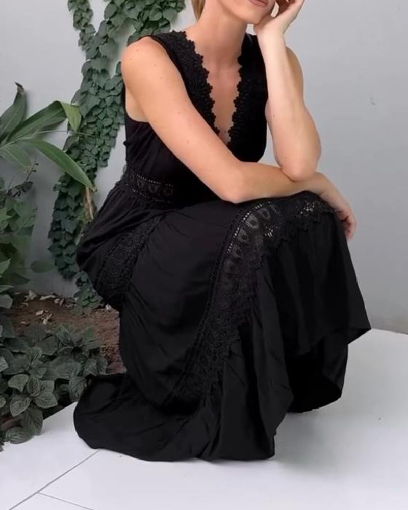 Aurelie™ | Vestido Elegante de Encaje con Escote en V