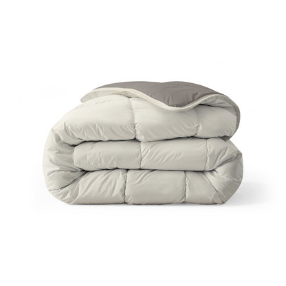 MJR Edredones - Royalbed Gris Tierno y Crema