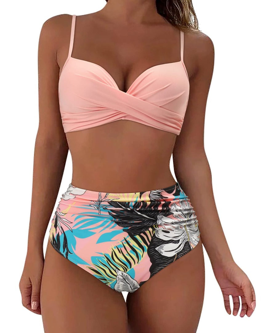 Alma – Bikini Elegante de Cintura Alta