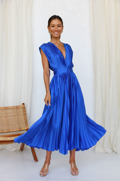 Vestido-Midi Elegante Seda