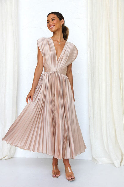 Vestido-Midi Elegante Seda