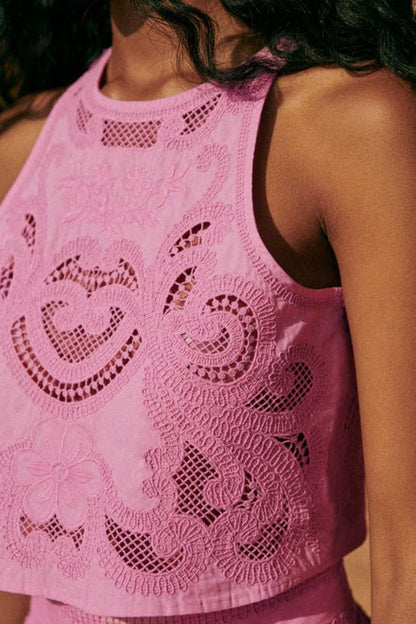 Neriah - Conjunto de vestido de encaje