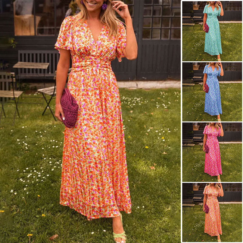 Elsie - Vestido Clásico con Escote en V