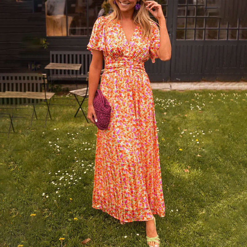 Elsie - Vestido Clásico con Escote en V