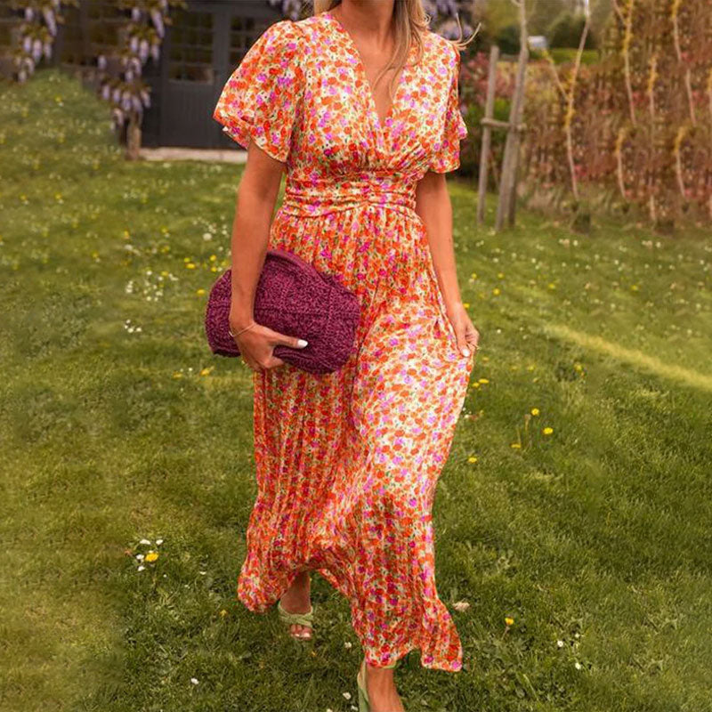Elsie - Vestido Clásico con Escote en V