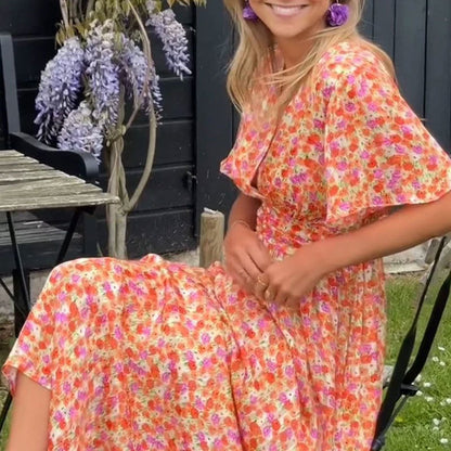 Elsie - Vestido Clásico con Escote en V