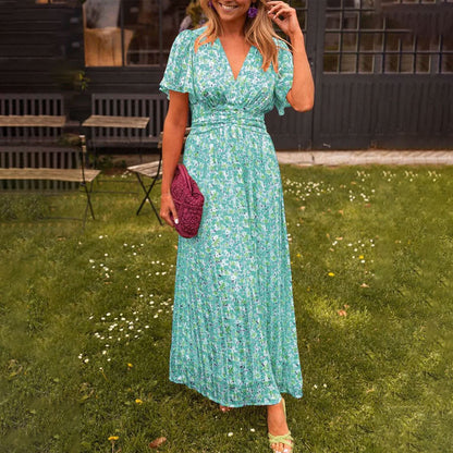 Elsie - Vestido Clásico con Escote en V