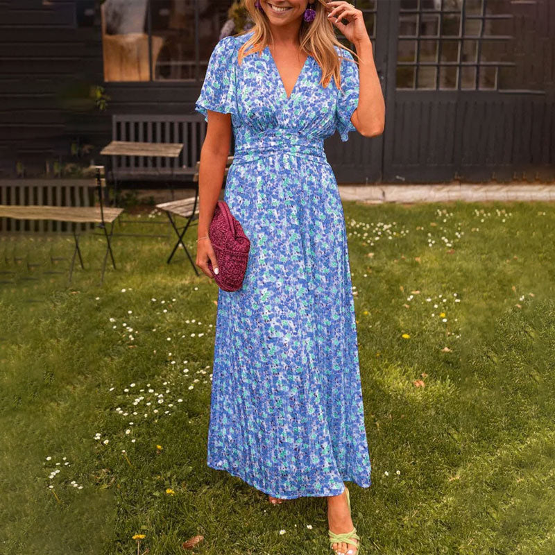 Elsie - Vestido Clásico con Escote en V
